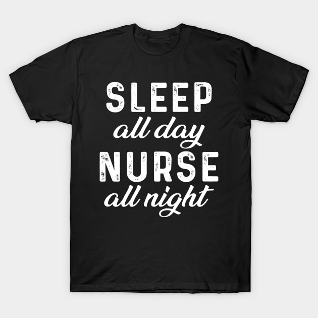 Night Nurse T-Shirt by CoApparel